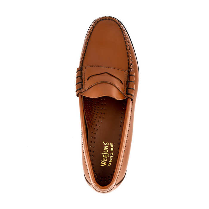 Larson Moc Penny | Mid Brown Leather | Mens Weejuns | G.H.Bass