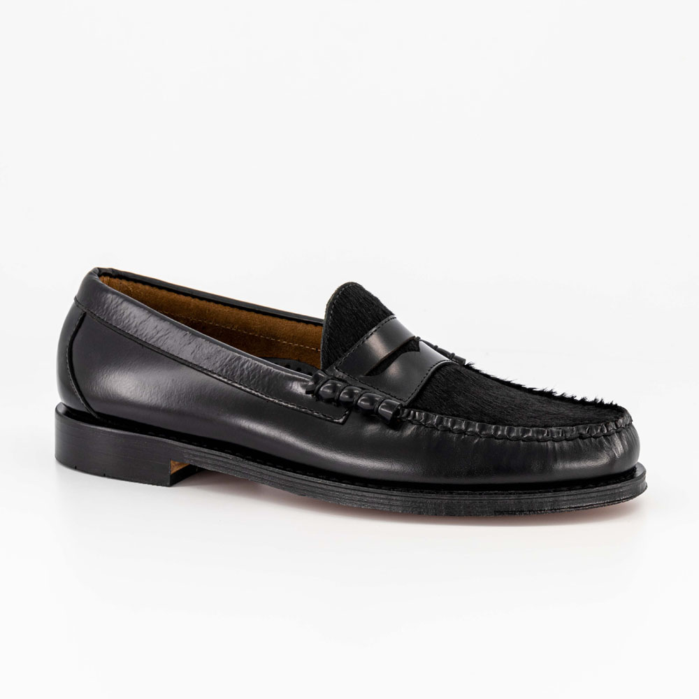 Weejun Heritage Larson Exotic Mix | Black Leather | Weejun Shoe